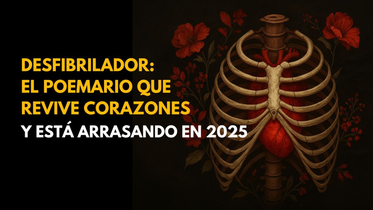 ❤️ Desfibrilador: el poemario que revive corazones y está arrasando en 2025